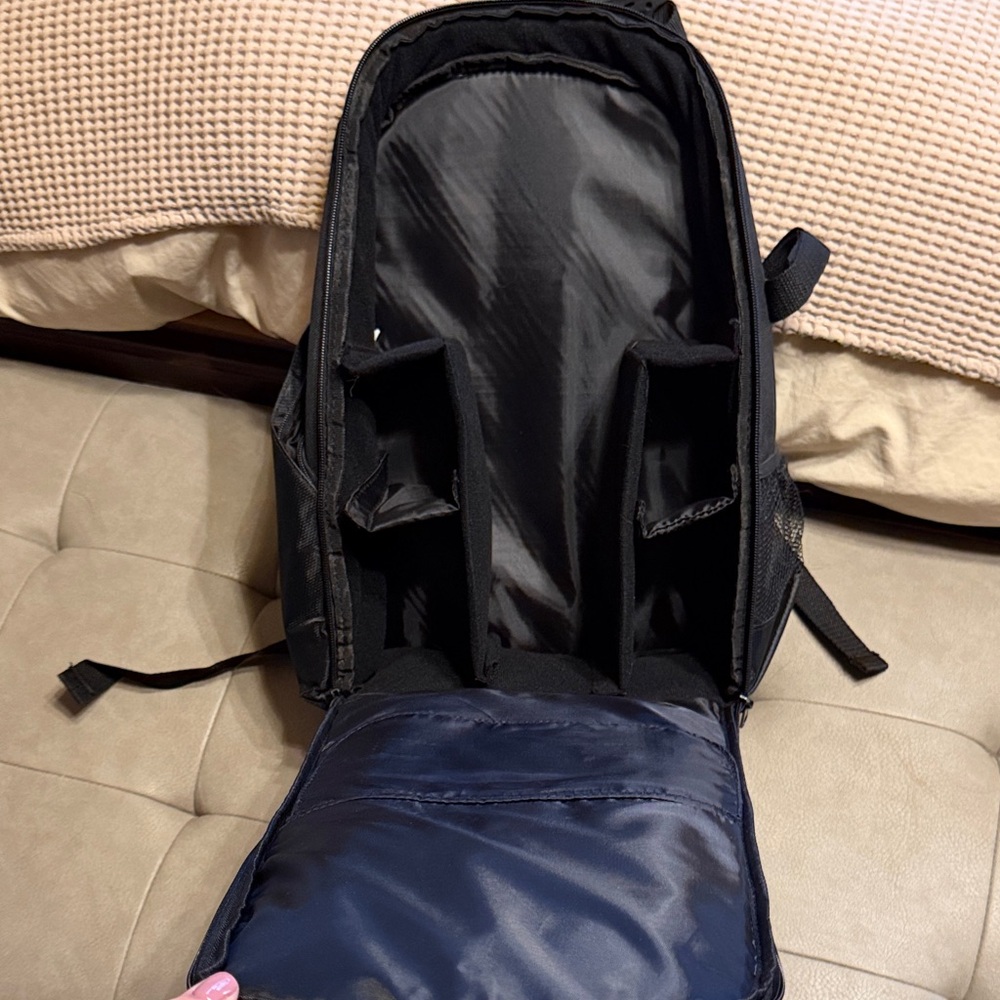 Black Camera Backpack - Picture 2 of 2